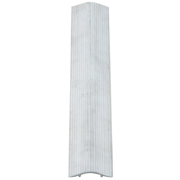 Vestil Cable Protector, 7/16 in H, 2 ft L, 2-7/8 in W, 1 Channel, Aluminum, Silver - WR-24