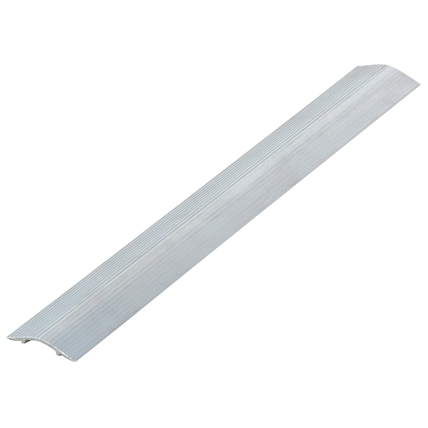Vestil Cable Protector, 7/16 in H, 2 ft L, 2-7/8 in W, 1 Channel, Aluminum, Silver - WR-24