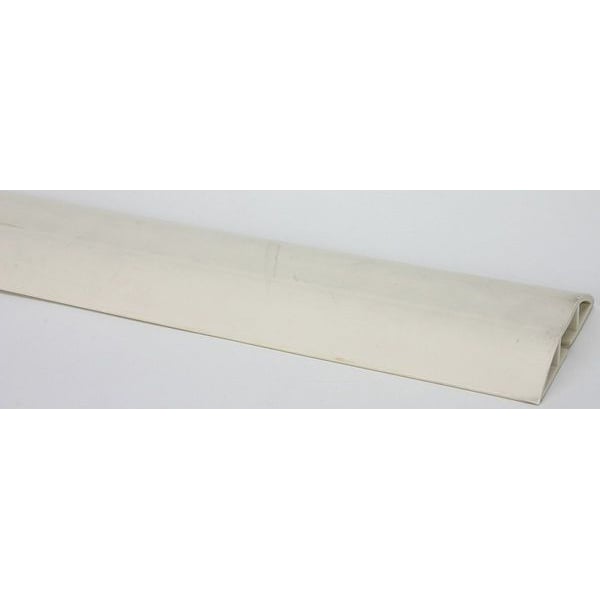 Power First Cable Protector, 3/4 in H, 5 ft L, 3 in W, 1 Channel, PVC, Beige - 4CEK1