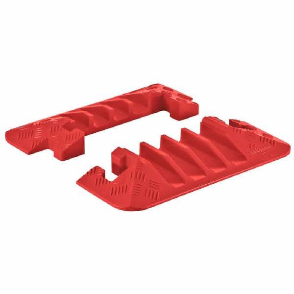 Linebacker Cable Protector, 2 in H, 1-7/16 ft L, 12-1/2 in W, 4 Channel, Polyurethane, Orange - CPEC4X125-O