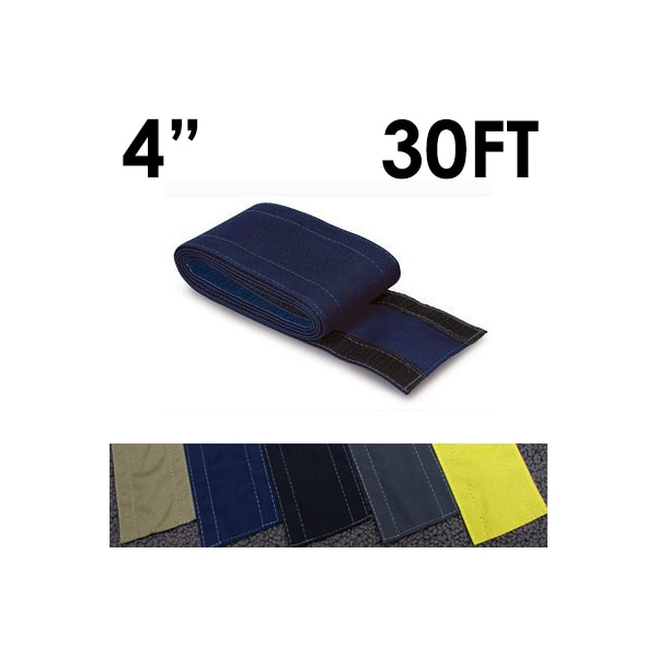 Electriduct Carpet Cable Cover, 30 ft L, 4 in W, 1 Channel, Nylon, Blue - CC-SC-4-30-BL
