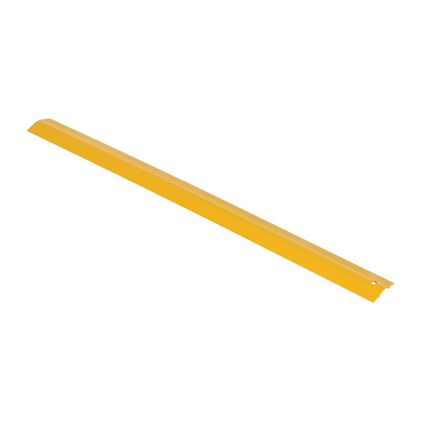 Vestil Cable Protector, 7/16 in H, 3 ft L, 2-7/8 in W, 1 Channel, Aluminum, Yellow - WR-36-Y