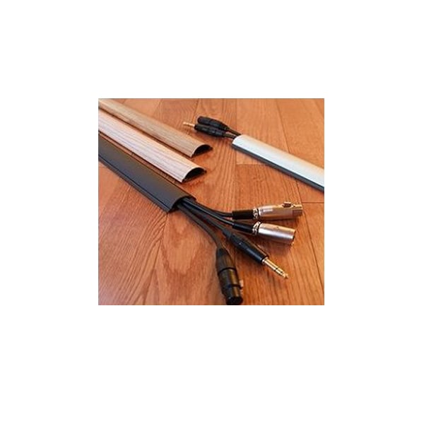 Electriduct Cable Protector, 5/8 in H, 36 in L, 1-3/4 in W, 1 Channel, Light Oak - CC-CS-FC-1-LO