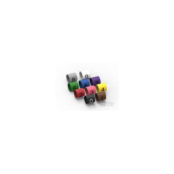 Raychem Heat Shrink Tube, Single Wall, 3:1 I.D. Shrink Ratio, 0.118 in, Yellow, 0.197 in - 5059070008