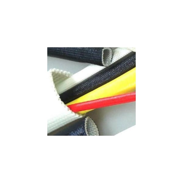 Delfingen Non Shrink Tube, 250 ft, Fiberglass, Black - 122268