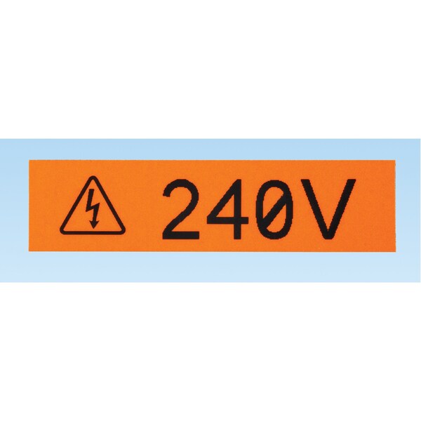 Panduit P1 Csstt, Contin Tape, Vinyl, .24"W x 25'L, Wht on, T024X000VYC-WH - T024X000VYC-WH