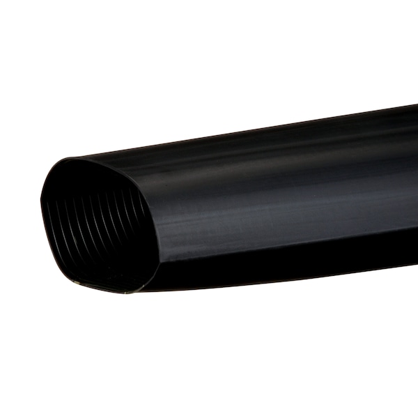 3M Heat Shrink Tube, Heavy Wall, 3:1 I.D. Shrink Ratio, 6 in I.D. Before Shrinking, Black, 4 ft, 5 PK - ITCSN-6000-48-BOX