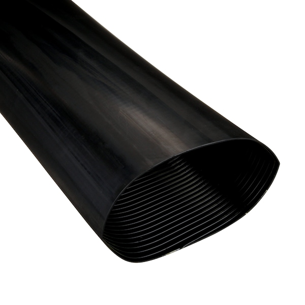 3M Heat Shrink Tube, Heavy Wall, 3:1 I.D. Shrink Ratio, 6 in I.D. Before Shrinking, Black, 4 ft, 5 PK - ITCSN-6000-48-BOX