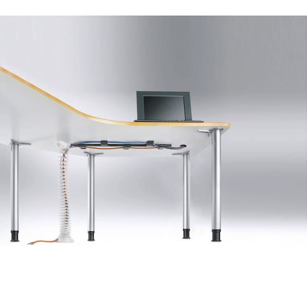 Richelieu 30 in to 84 in (762 mm to 2130 mm) Cable Management Spine, White - 663000030