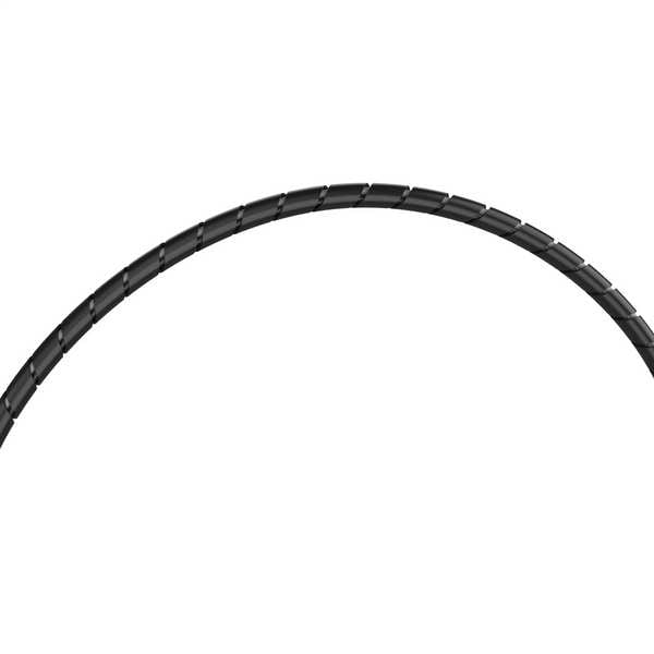 Panduit Spiral Wrap, 100 ft L, 1/2 in W, Black - T50F-C0