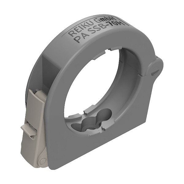 Reiku Gripping Clamp, 2.750in, Black, Polyamide 6 - PASSB-70M