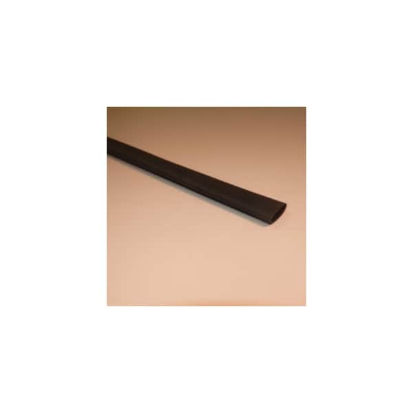 Dunbar Heat Shrink Tube, Thin Wall, 2:1 I.D. Shrink Ratio, Black, 200 ft - 1635F 1/2IN BLACK