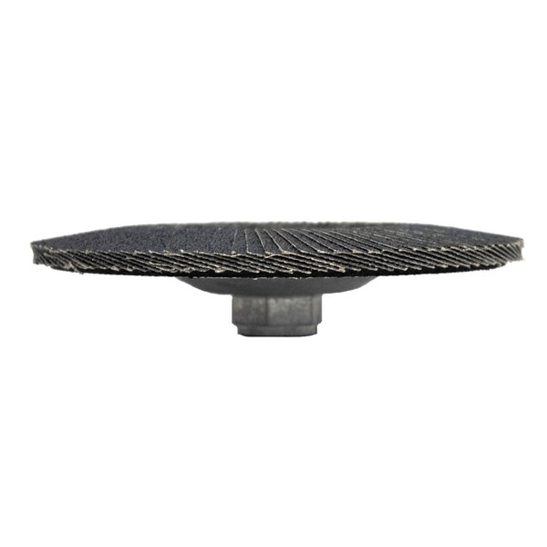 Disco de Aletas Abrasivas Weiler 4-1/2", Conico (TY29), 36Z, 5/8"-11 UNC - 51123
