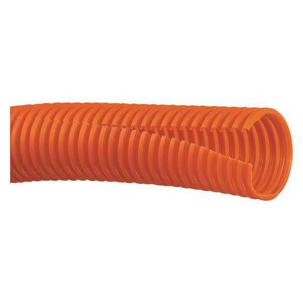 Panduit Corrugated Loom Tubing, 1"x100ft L, Orange - CLT100F-C3