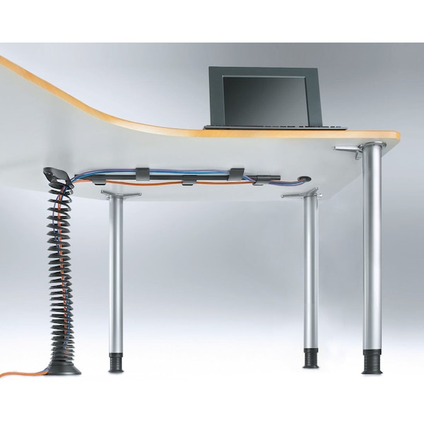 Richelieu 30 in to 84 in (762 mm to 2130 mm) Cable Management Spine, Black - 663000090
