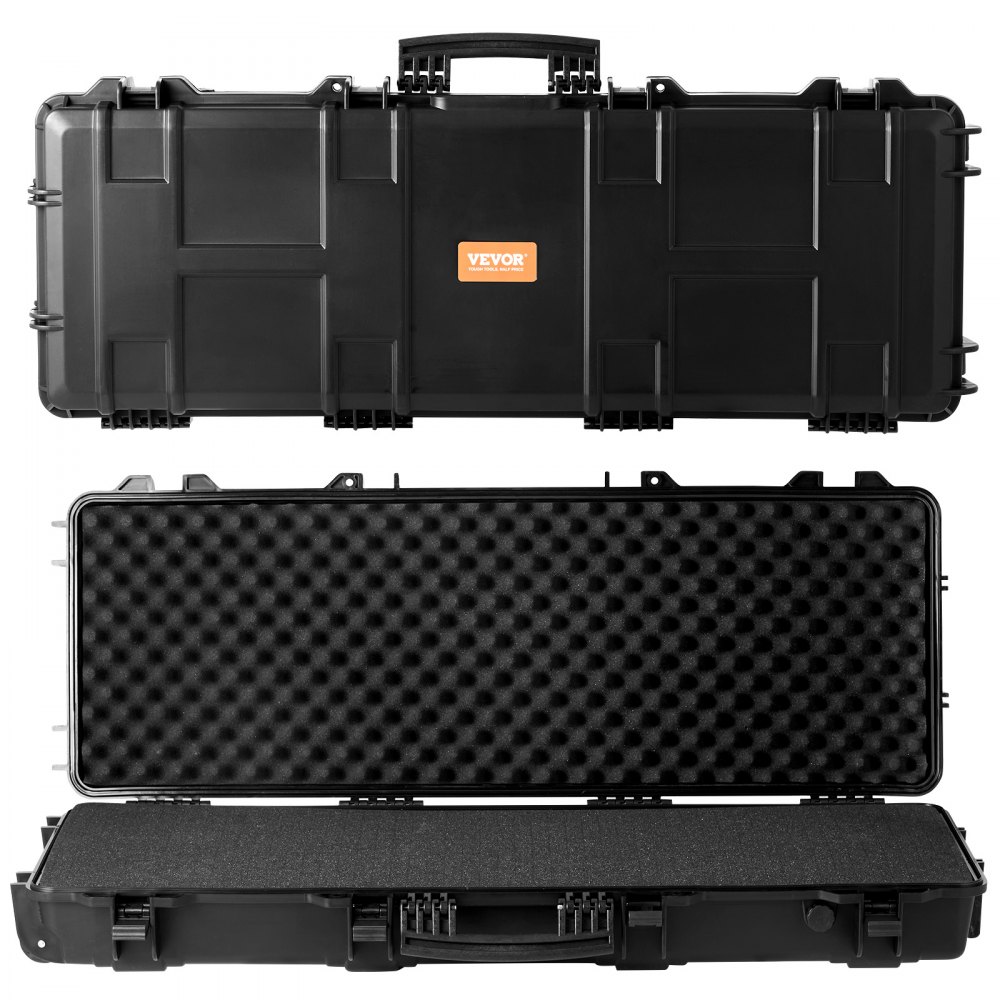VEVOR Tactical Range Case, Outdoor Tactical Hard Case with 3 Layers Fully-protective Foams, 42 inch lockable Hard Tactical Range Case with Wheels, IP67 Waterproof & Crushproof - YZBQH42INS00XOQXYV0