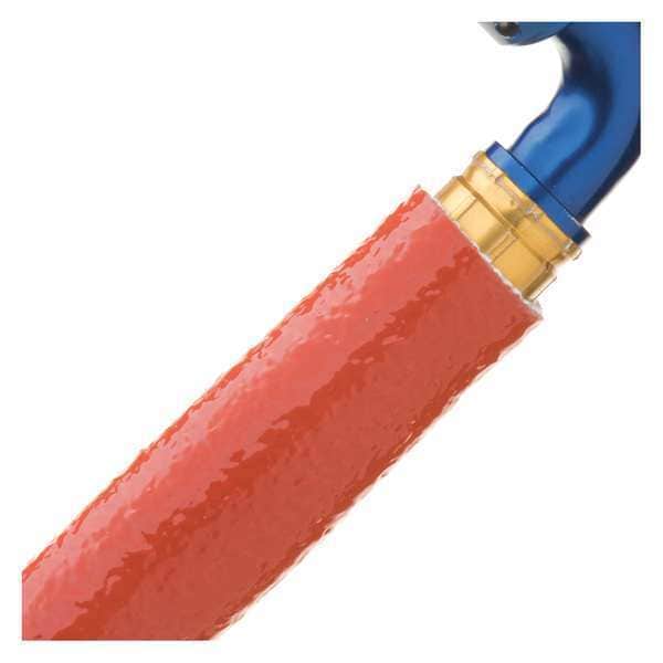 Techflex Braided Cable Sleeve, 1 in Inside Dia., Fiberglass, Red - FIA1.00RD10