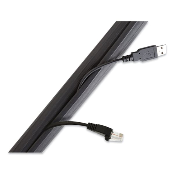 Ut Wire Flexi Cable Wrap, 0.5in to 1in x 12 ft, Black - UTW-FCW12-BK