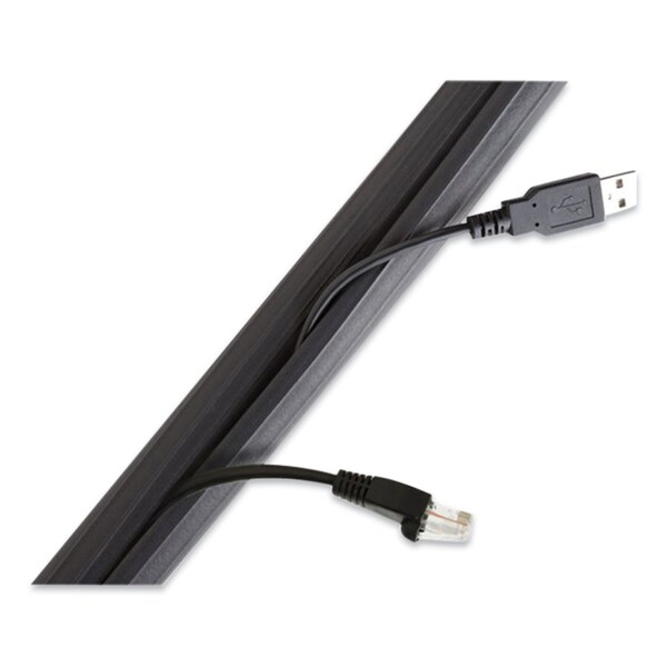Ut Wire Flexi Cable Wrap, 0.5in to 1in x 12 ft, Black - UTW-FCW12-BK