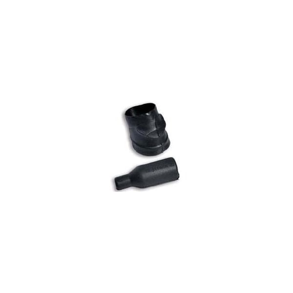 Raychem Heat Shrink Boot, 0.39 in, Black, 1.14 in - 203W301-25-0