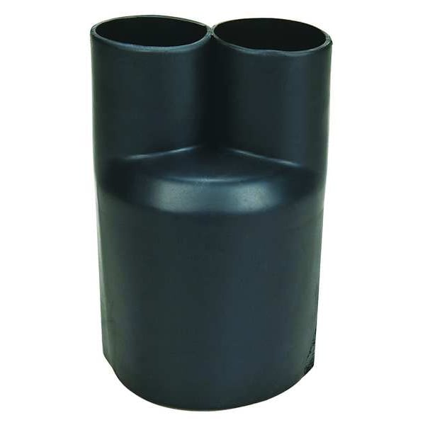 3M Adhesive Lined Heat Shrink Boot, Not Applicable I.D. Shrink Ratio, Black, 2.7 in - HDBB-205-1-250