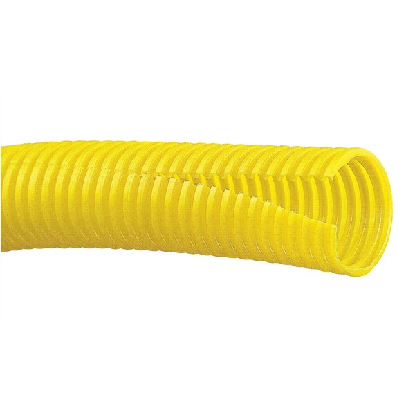 Panduit Corrugated Loom Tubing, 1"x100ft L, Yellow - CLT100F-C4