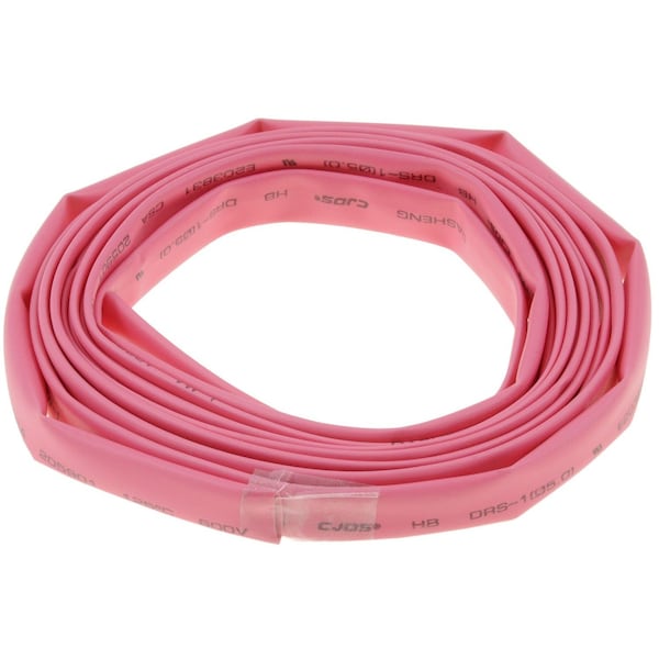 Dorman Heat Shrink Tube, 3/8 in, Red, 8 ft - 85286