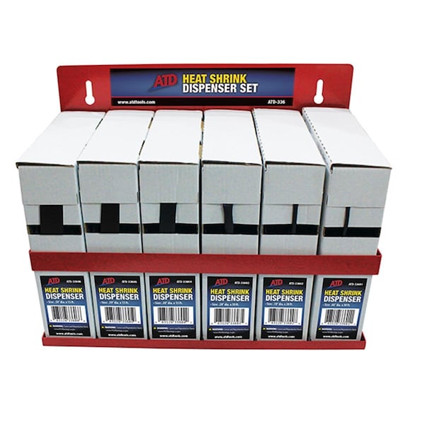 Atd Tools ATD Tools  0.39 in. Dia. x 15 ft. Heat Shrink Tubing Dispenser Set - ATD-33605