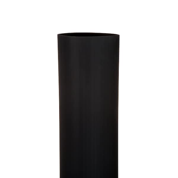 3M Heat Shrink Tube, Single Wall, Thin Wall, 2:1 I.D. Shrink Ratio, 1.5 in I.D. Before Shrinking - FP301-1.5-100'-BLACK-SPOOL