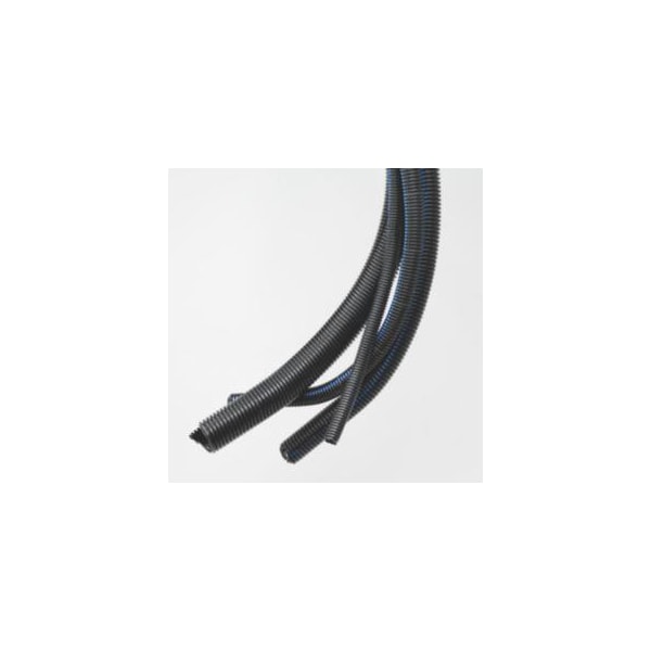 Drossbach Slit Convoluted Tube, 0.92 in, Black, Blue, 300 ft - 100VPBSL0000XZS