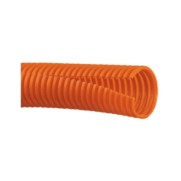 Panduit Corrugated Loom Tubing, 0.38"x100ft L, Org - CLT38F-C3