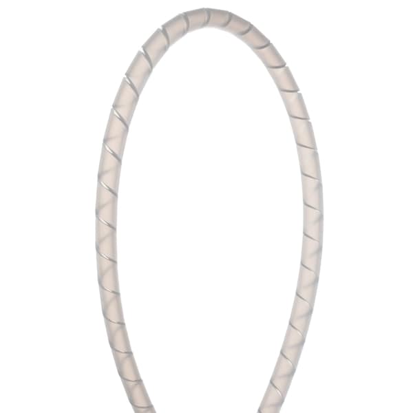 Panduit Spiral Wrap, 1/2 in Max Bundle Dia., 500 ft, Polyethylene, Natural - T12F-D