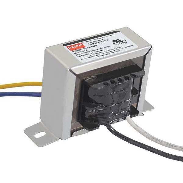 Dayton Class 2 Transformer, 20 VA, Not Rated, 65°C, 24V AC, 120V AC - 4VZE1