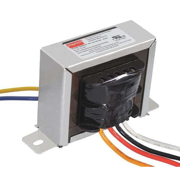 Dayton Class 2 Transformer, 40 VA, Not Rated, 65°C, 24V AC, 120/208/240V AC - 4VZE4