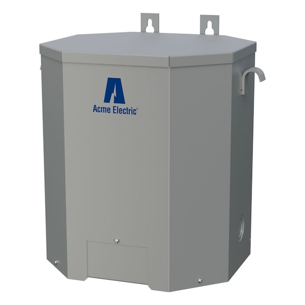 Acme Electric Low Voltage Distribution Transformer, 7.5 kVA, NEMA 3R, 115°C, 120/240V AC, 240/480V AC - T2535153S