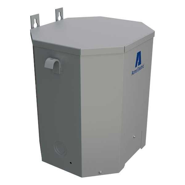 Acme Electric Low Voltage Distribution Transformer, 15 kVA, NEMA 3R, 115°C, 120/240V AC, 240/480V AC - T2535173S