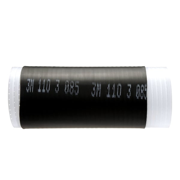 3M Cold Shrink Tube, Medium Wall, Not Rated I.D. Shrink Ratio, 3.69 in I.D. Before Shrinking, Black - 8430-9
