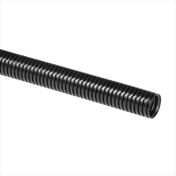 D-Line Corrugated Tubing, 0.750" In., 4 ft., Black - US/CTT1.1/25B
