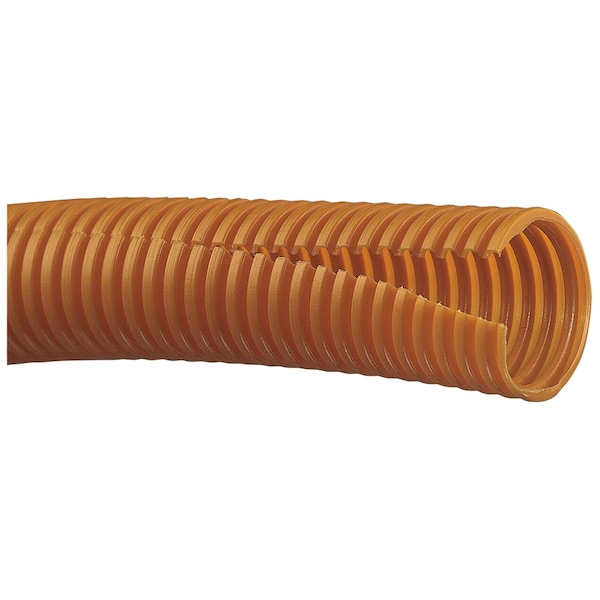Panduit 1" LOOM TUBING CORRUGATED, SLIT POLYETHYLENE YELLOW, 100 FT. ROLL - 242515