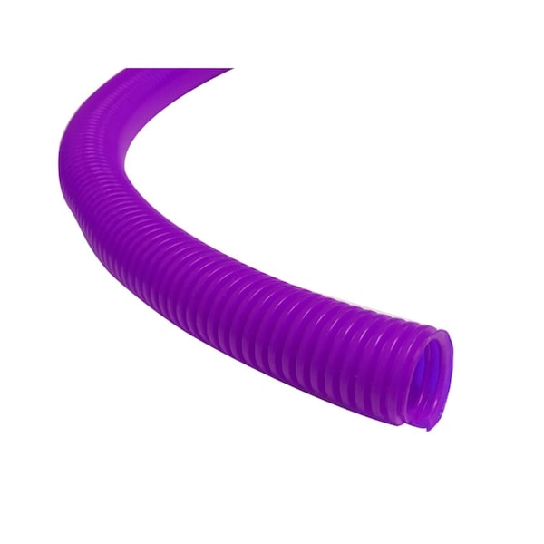 Kable Kontrol Kable Kontrol Convoluted Split Wire Loom Tubing - 3/8" Inside Diameter - 10' Length - Purple - WL902-10-PURPLE