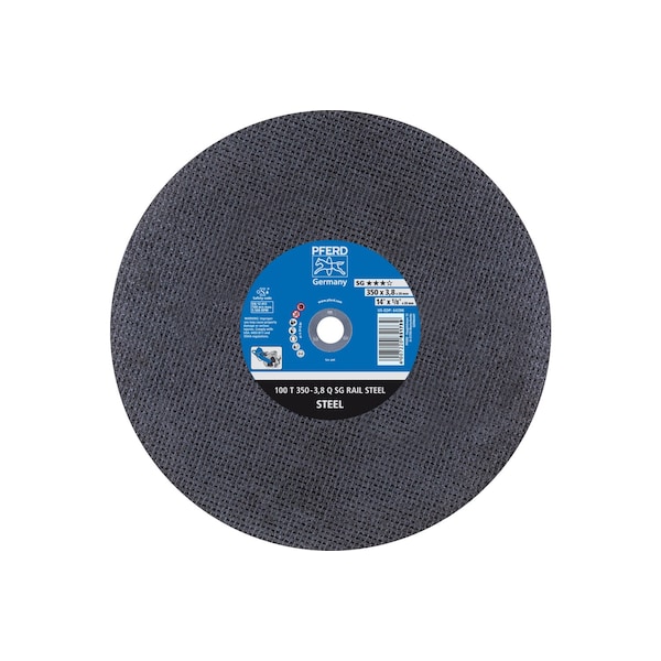 Pferd 14" x 7/64" Rueda de corte, 20mm A.H. - Q - SG ACERO RIELES - 64396