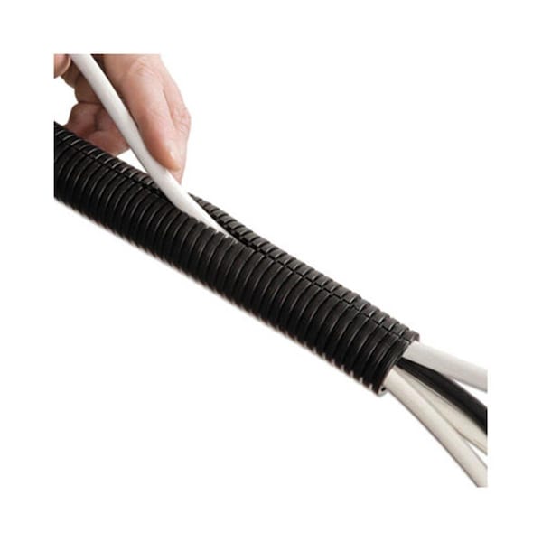 Ezgeneration CTW2.5B 0.25 x 2 in. dia x 43 in. Long Cable Tidy Wrap - Black - EZ3209316