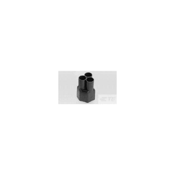Raychem Adhesive Lined Heat Shrink Boot, 0.90 in, Black, 2 in - CS2469-000