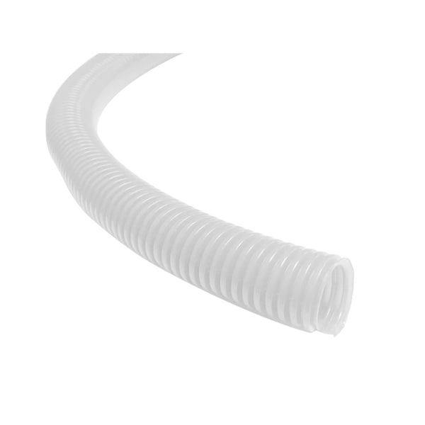 Kable Kontrol Kable Kontrol Convoluted Split Wire Loom Tubing - 1/2" Inside Diameter - 10' Length - White - WL903-10-WHITE