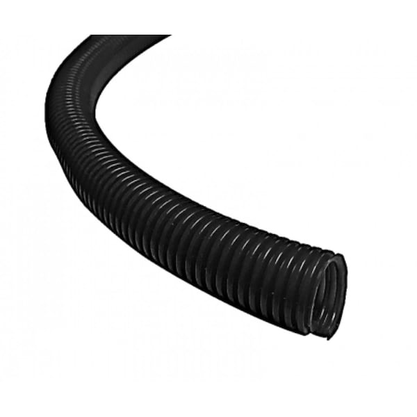 Kable Kontrol Kable Kontrol Corrugated Split Wire Loom Tubing - 1/4" Inside Diameter - 3,200' Length - Black - WL910BSP