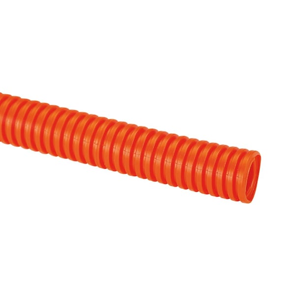 Panduit Corrugated Loom Tubing, 0.50"x100ft L, Org - CLTS50F-C3