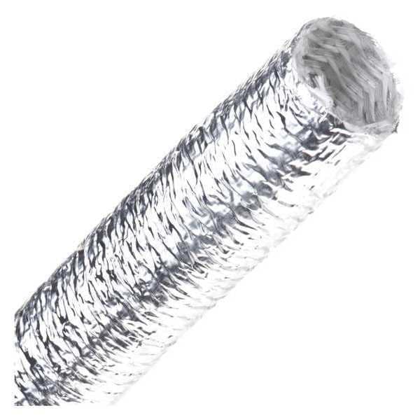 Techflex Fiberglass Convo Tube, Aluminum, 3/4" - TCN0.75SV