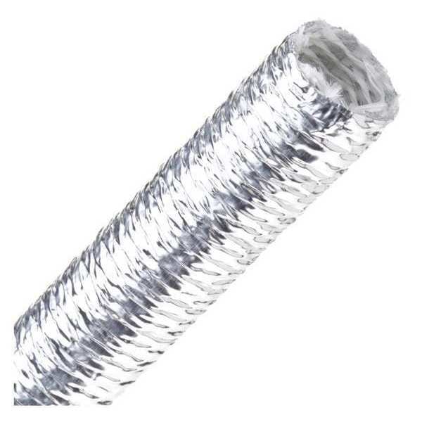 Techflex Fiberglass Convo Tube, Aluminum, 5/8" - TCN0.63SV