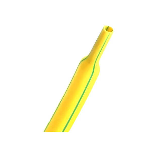 Kable Kontrol 2:1 Polyolefin Heat Shrink Tubing, 1in ID, 10ft L, Yellow / Green - HS367-S10-YG