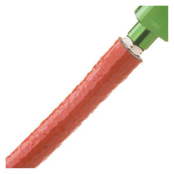 Techflex Braided Cable Sleeve, 1/2 in Inside Dia., Fiberglass, Red - FIA0.50RD4